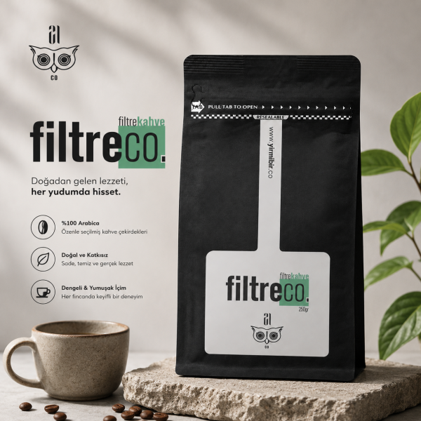 Filtreco, Filtre Kahve, Öğütülmüş, 250 Gram (yirmibirco Blend)